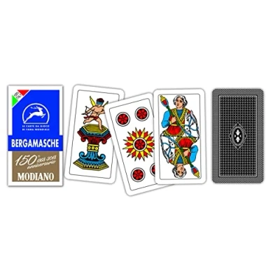 Image of Modiano Bergamasche 150th Anniversary Regional Playing Cards, 300072