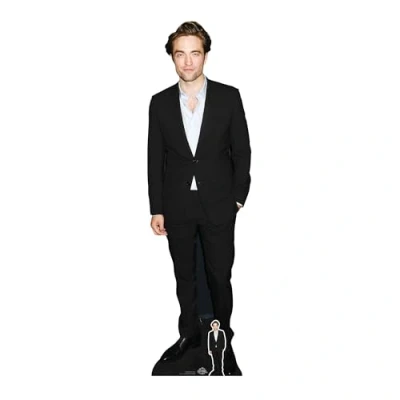 Image of STAR CUTOUTS CS828 Robert Pattinson Lifesize Free Mini Cardboard Cutout, Solid, Multi Colour, Life Size