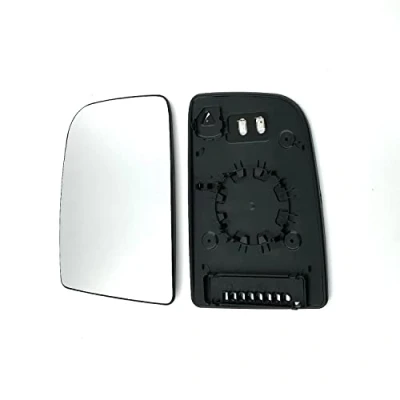 Image of Fits Mercedes Sprinter, For 2012 to 2018 Heated Base Convex Wing Mirror (Round type fitting) LEFT HAND (UK Passenger Side)