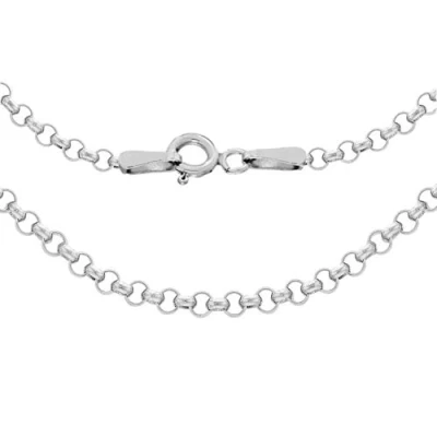 Image of Tuscany Silver Women&#039;s Sterling Belcher Chain Necklace of 46cm/18&quot;