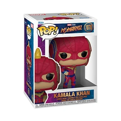 Image of Funko POP! Marvel: Ms. Marvel Kamala Khan Collectable Vinyl Figure Gift Idea Official Merchandise Toys for Kids &amp; Adults TV Fans Model Collectors and Display