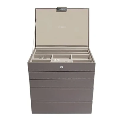 Image of Stackers Mink Classic Medium Jewellery Box, Set of 5