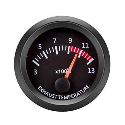 Image of ETOPARS Universal Car Vehicle 52mm Pointer Exhaust Gas Temp Gauge Meter Kit Temperature EGT EXT White LED Light Indicator Dail Electronic