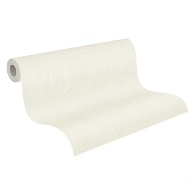 Image of A.S. Création Jette Non Woven Wallpaper Plain 10.05 m x 0.53 Cream 373651 37365 1