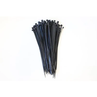 Image of Schneider Electric Thorsman Cable Ties, Pack of 100, Made Polyamide, 300 x 3.6 mm, Colour: Black, Various Sizes, Smooth Rounded Edges, Super Durable, Self Locking Ties for Management