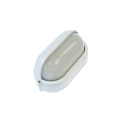 Image of E27 Oval Bulkhead With Eyelid White Ovia
