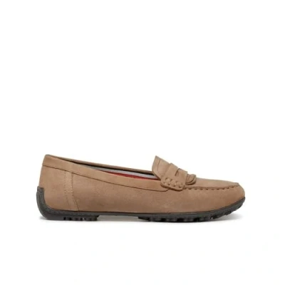 Image of Geox Women&#039;s D Cosmopolis + Grip Moccasin, Mud, 4 UK