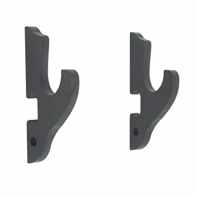 Image of 2/set Sword Hook Wall Mount Samurai Hanger Display Holder Adjustable for Katana Wakizashi Tanto Genji Weapon Rack (1 Tier)