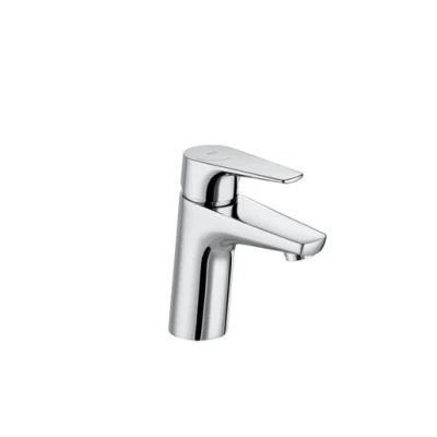Image of Roca Atlas Cold Start Basin Mixer Tap Smooth Body 1/2 Inch Tails Chrome 5A3290C0R