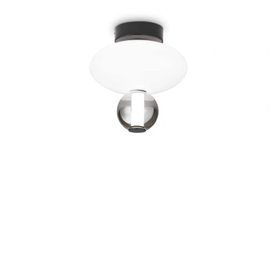 Image of Lumiere Integrated LED Semi Flush Light Black 2350Lm 3000K
