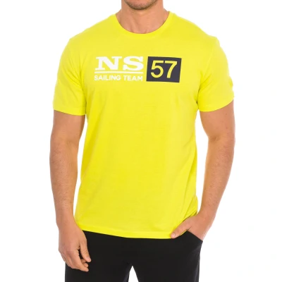Image of North Sails Mens Short sleeve t shirt 9024050 man Yellow Size Medium