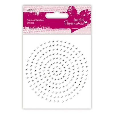 Image of Papermania Adhesive Stone Embellishment, Silver, One Size