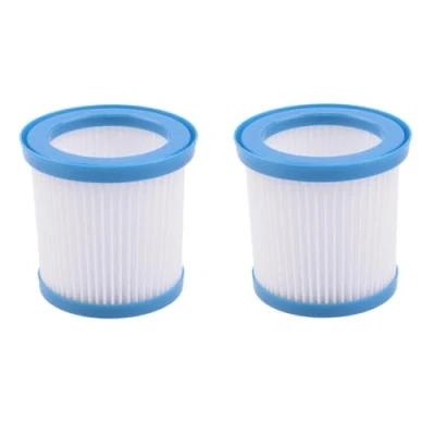 Image of 2x Trade Shop HEPA Filter / Vacuum Cleaner Pleated Compatible with Black &amp; Decker SVJ520BFS SVJ520BFSP Replaces 90606058 01 VPFE20