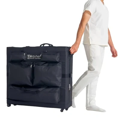 Image of Master Massage Universal Wheeled Table Carry Case for Table, Black