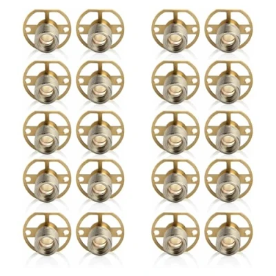 Image of Easy Shower Mounting Systems Kit for Strong Valve Connections and Leak Free installations BSP Wall Bar Fixing Brackets Or Bath Mixer Tap (10 x Pair, 10, Pair)
