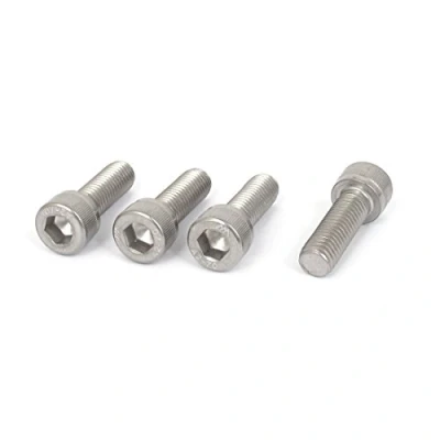 Image of Sourcingmap M10x30mm 304 Stainless Steel Hex Key Socket Head Cap Screws 4pcs
