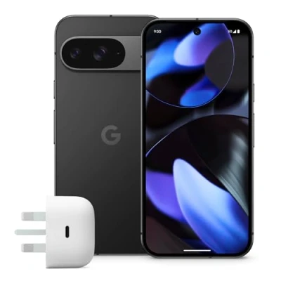 Image of Google Pixel 9 with 45W Charger Unlocked Android Smartphone Gemini, Advanced Camera, 24 Hour Battery, and 6.3&quot; Actua Display Obsidian, 128GB