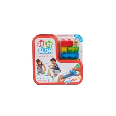 Image of Jelly Blox Creative Kit Squishy Is More Fun! Unique Building System For Ouch Free, Open, Imaginative Play Boys And Girls Ages 2+