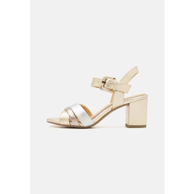 Image of Marco Tozzi Sandals gold, Women&#039;s, Size: 390, Gold shoes