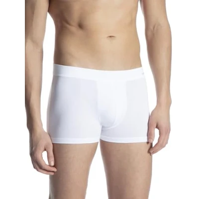 Image of Calida Men&#039;s Cotton Code Boxer Shorts, White (Weiss 001), X Large