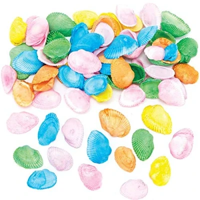 Image of Baker Ross Pastel Craft Shells Pack of 150, Easter Crafts, for Kids (AX901)