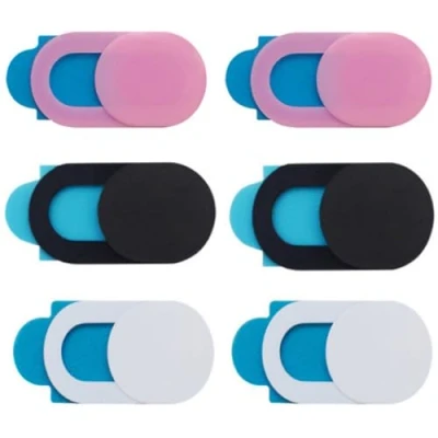 Image of 6 Pcs Webcam Cover Slider, Ultra Thin Design Web Camera Slide for Laptop, Desktop, PC, Tablet, Smartphone and More