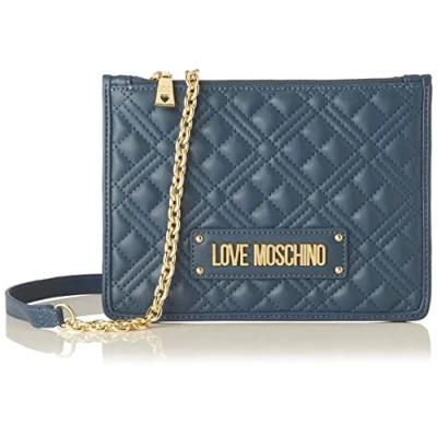 Image of Love Moschino Women Jc4316pp0fla0 Shoulder Bag, Blue, One Size