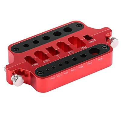 Image of Rc Connector Soldering, Aluminum Alloy Multifunction Soldering Station Jig Aid for XT60 XT90 T Banana