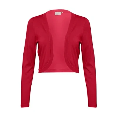 Image of KAFFE Women&#039;s Astrid Bolero Min 2, High Red, XL