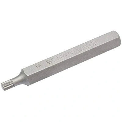 Image of Draper M5 x 75mm Spline 10mm Insert Bit for Mechanic&#039;s Sets