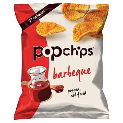 Image of Popchips Barbeque Potato Chips, 23g (Pack of 24)