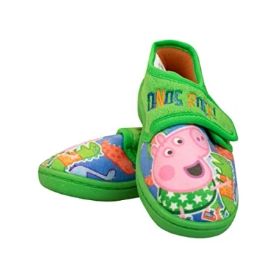 Image of Peppa Pig Boys Slippers George Green 8