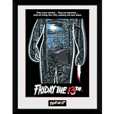 Image of GB eye Friday the 13th Movie 30 x 40cm Framed Collector Print