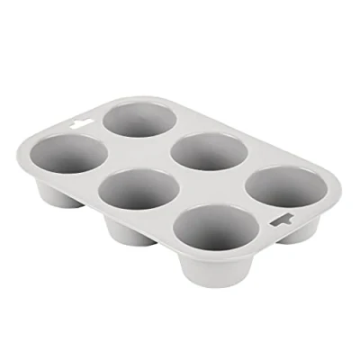 Image of Vogue DA520 Flexible Silicone Six Hole Muffin Pan