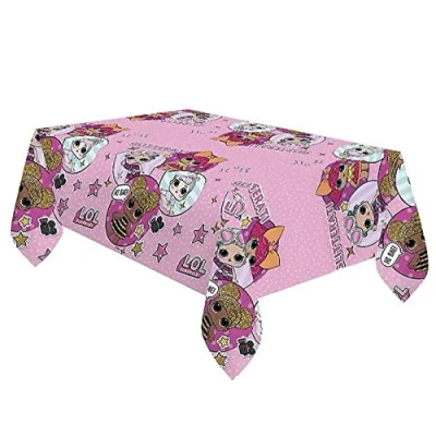Image of Procos LOL Surprise Plastic Tablecloth! Glam (120x180cm), 33704