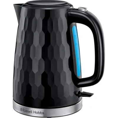 Image of Russell Hobbs Honeycomb 1.7L Textured Kettle Black