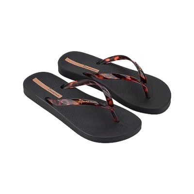 Image of Ipanema Women&#039;s Anat Connect Fem Flip Flop, Transparent Black, 9 UK