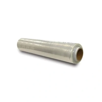 Image of JeeJaan® 1 Roll Clear Pallet Wrap 400mm x 250m 20mu Tear Resistant Stretch Film Water &amp; Moisture Proof Shrink Multi Use Strong