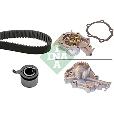 Image of 25194440, 25201267, 94580139, 94599008, 96518977 water pump + Timing Belt Kit INA 530 0520 30 with 25mm CHEVROLET: Matiz