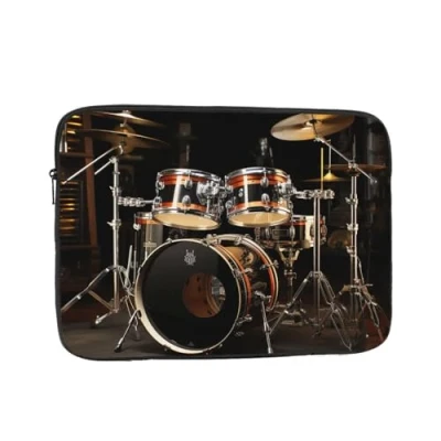 Image of Laptop Case Sleeve 15 inch Shockproof Drum Set Protective Carrying