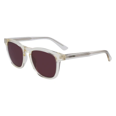Image of Calvin Klein Sunglasses, Men&#039;s, Size: 52, Nude