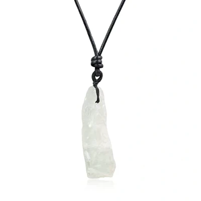 Image of COAI Raw Green Quartz Crystal Necklace for Women