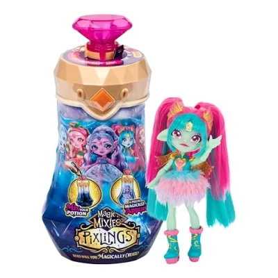 Image of Magic Mixies Pixlings. Create And Mix A Potion That Magically Reveals Beautiful 6.5&quot; Pixling Doll Inside Bottle Who Will You