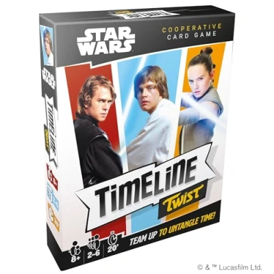 Image of Zygomatic Timeline Twist: Star Wars Card Game Ages 8+ 2 6 Players 20 Minutes Playing Time