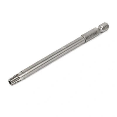 Image of sourcing map 100mm Long 1/4&quot; Hex Shank T30 Magnetic Torx Security Screwdriver Bits