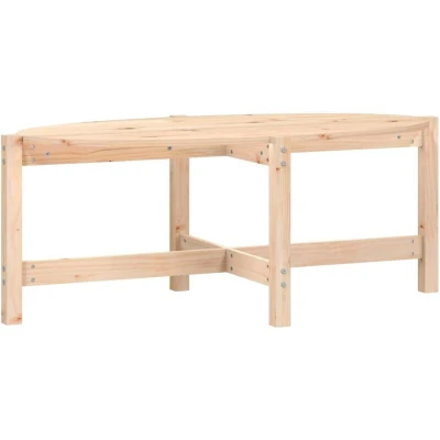 Image of vidaXL Coffee Table 118x63x45 cm Solid Wood Pine