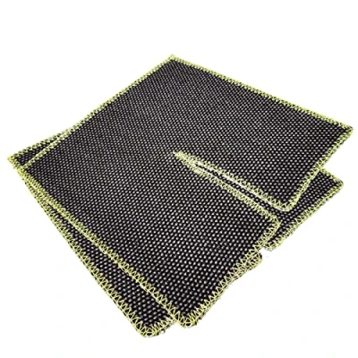 Image of 2 Pcs Soldering Mat Plumbers Brazing Pad Wrap Around Pipe Design for Heat Insulation Flame Retardant Welding Protection 25x25cm Each