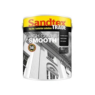 Image of Sandtex Trade High Cover Smooth 5lt Magnolia