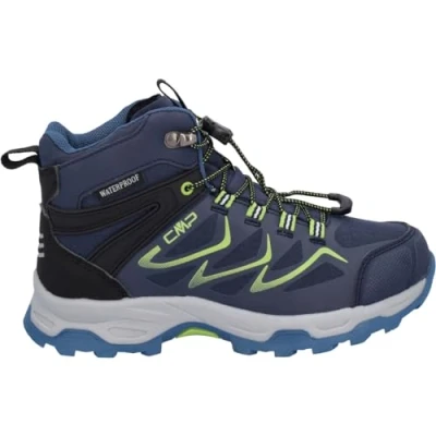 Image of CMP Kids BYNE MID WP Outdoor Shoes Children’s Trainers, Black Blue, 10 UK