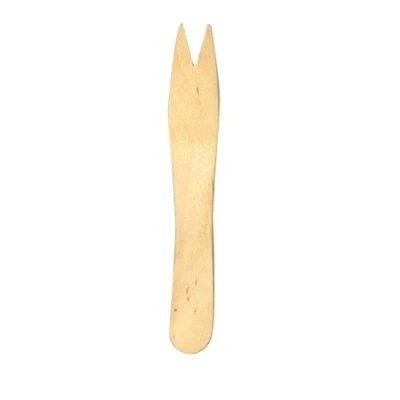 Image of Plastico CD901 Wooden Chip fork (Pack of 1000)